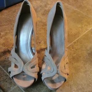Mauve peep-toes, size 7.5